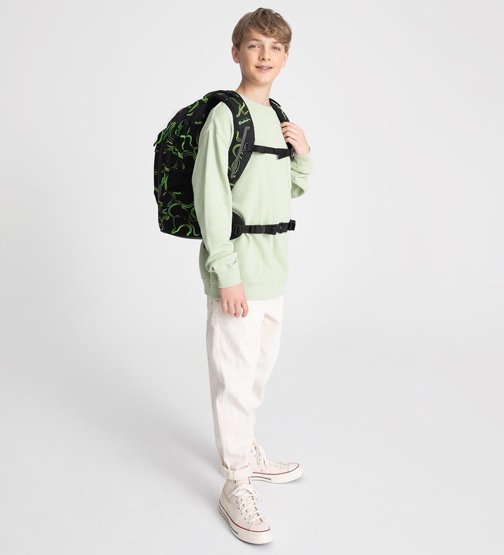 Satch School Backpack - Pack - Green Supreme+