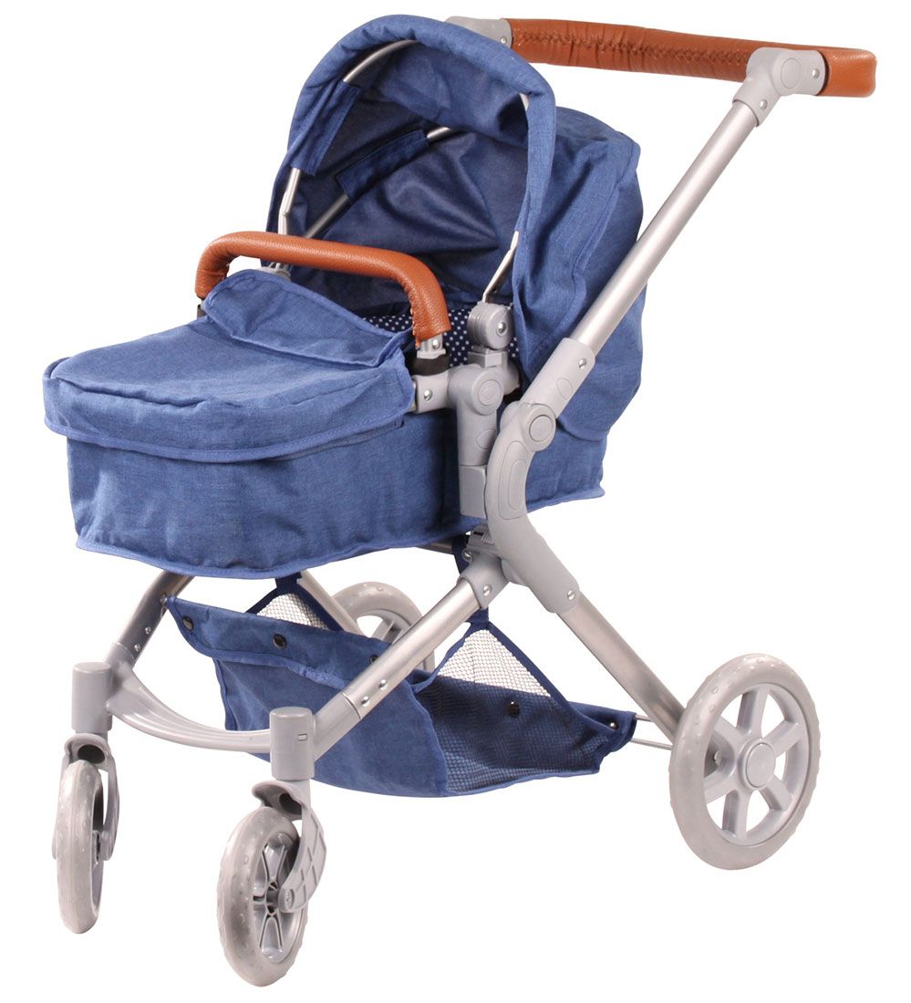 Götz Doll Stroller - 2in1 - Denim