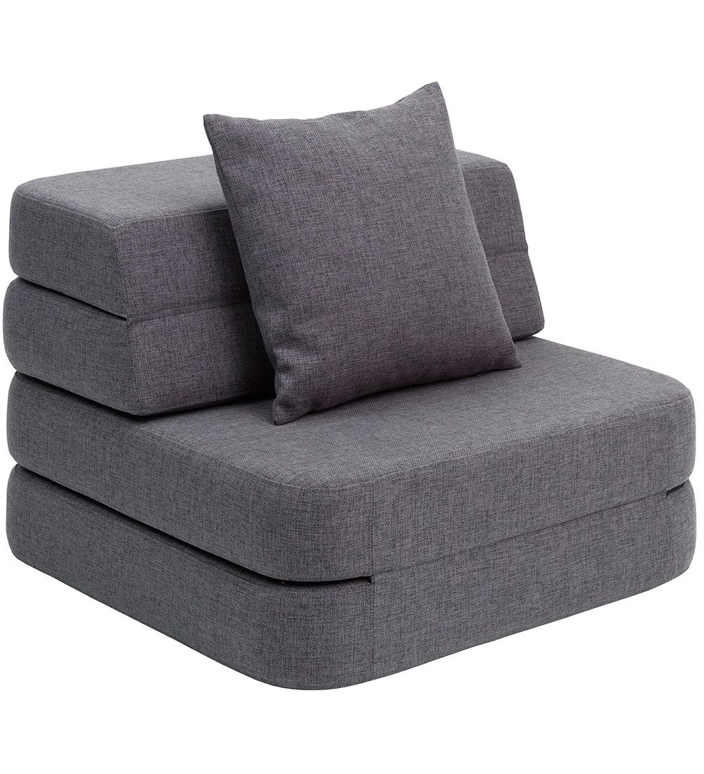 Canapé pliant by KlipKlap - 3 plis simple - 70 cm - Blue Grey/Gr