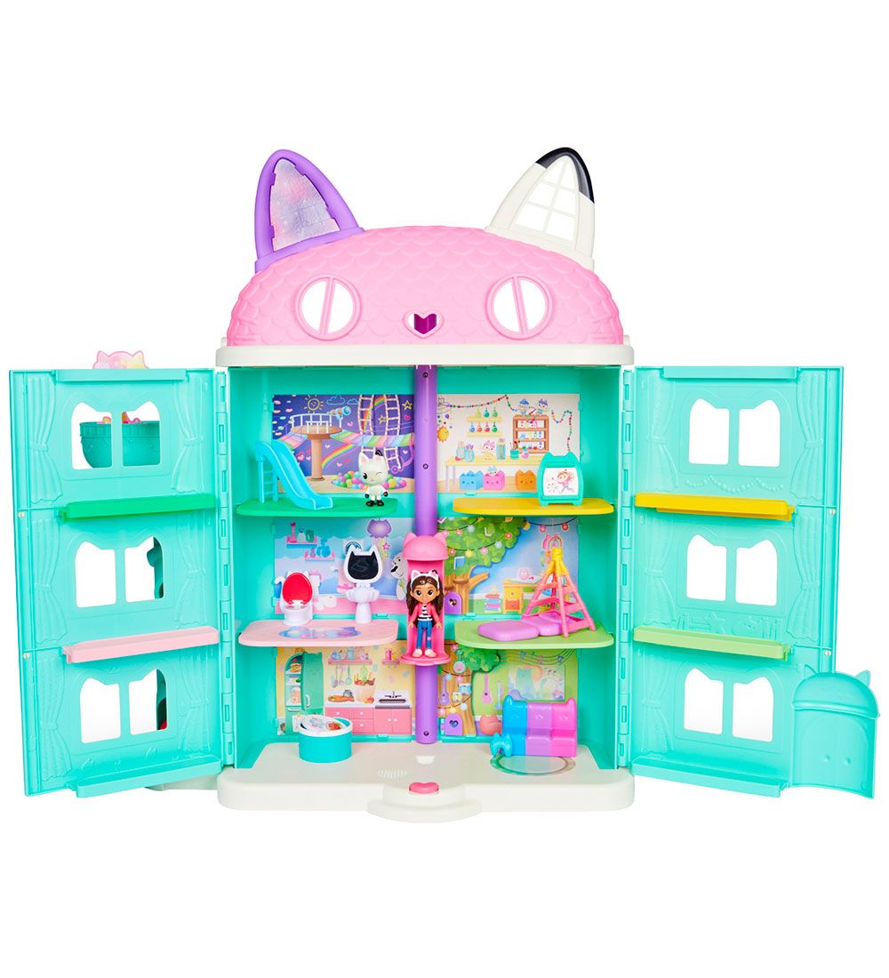 Gabby's Dollhouse Dollhouse w. Accessories - Purrfect Dollhouse