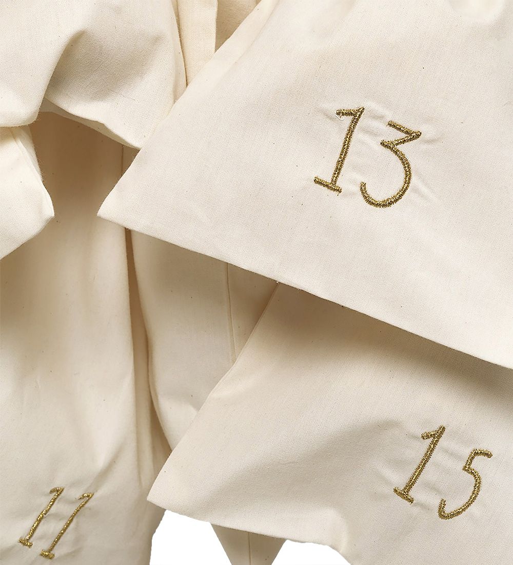 ferm Living Advent Calendar - 24 bags - 100 cm - Off-White