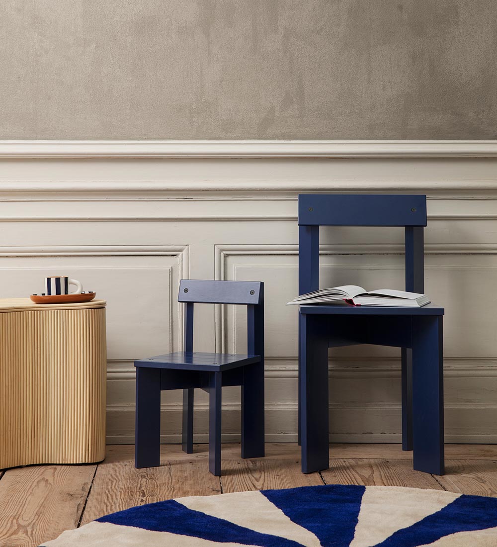 ferm Living Chair - Ark Kids Chair - Blue