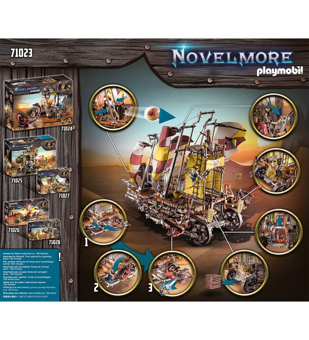 - Semelle'ahari Sands : Sable Tempêtes Playmobil Novelmore - 710