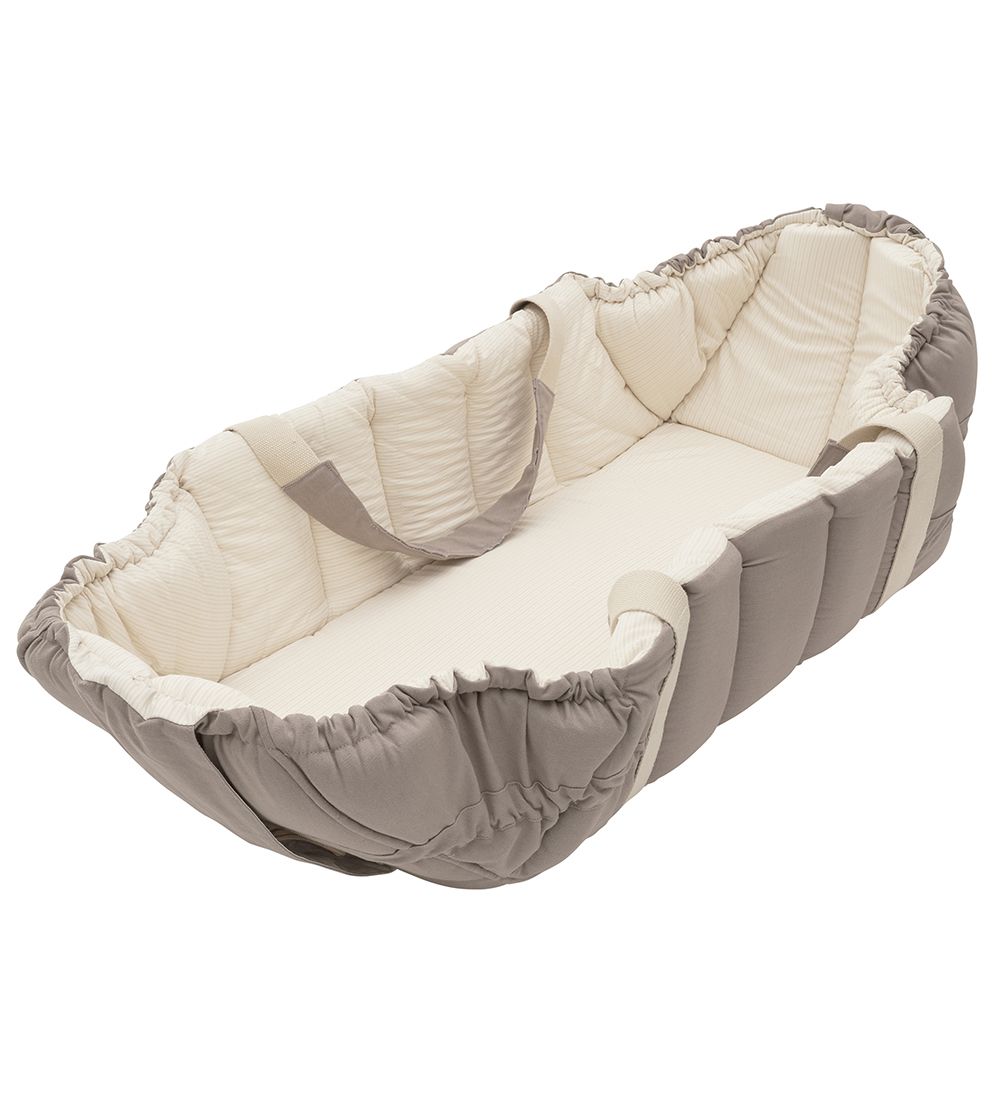 Copenhagen Colors Baby lift - Dark Grey w. Cream Solid Stripe