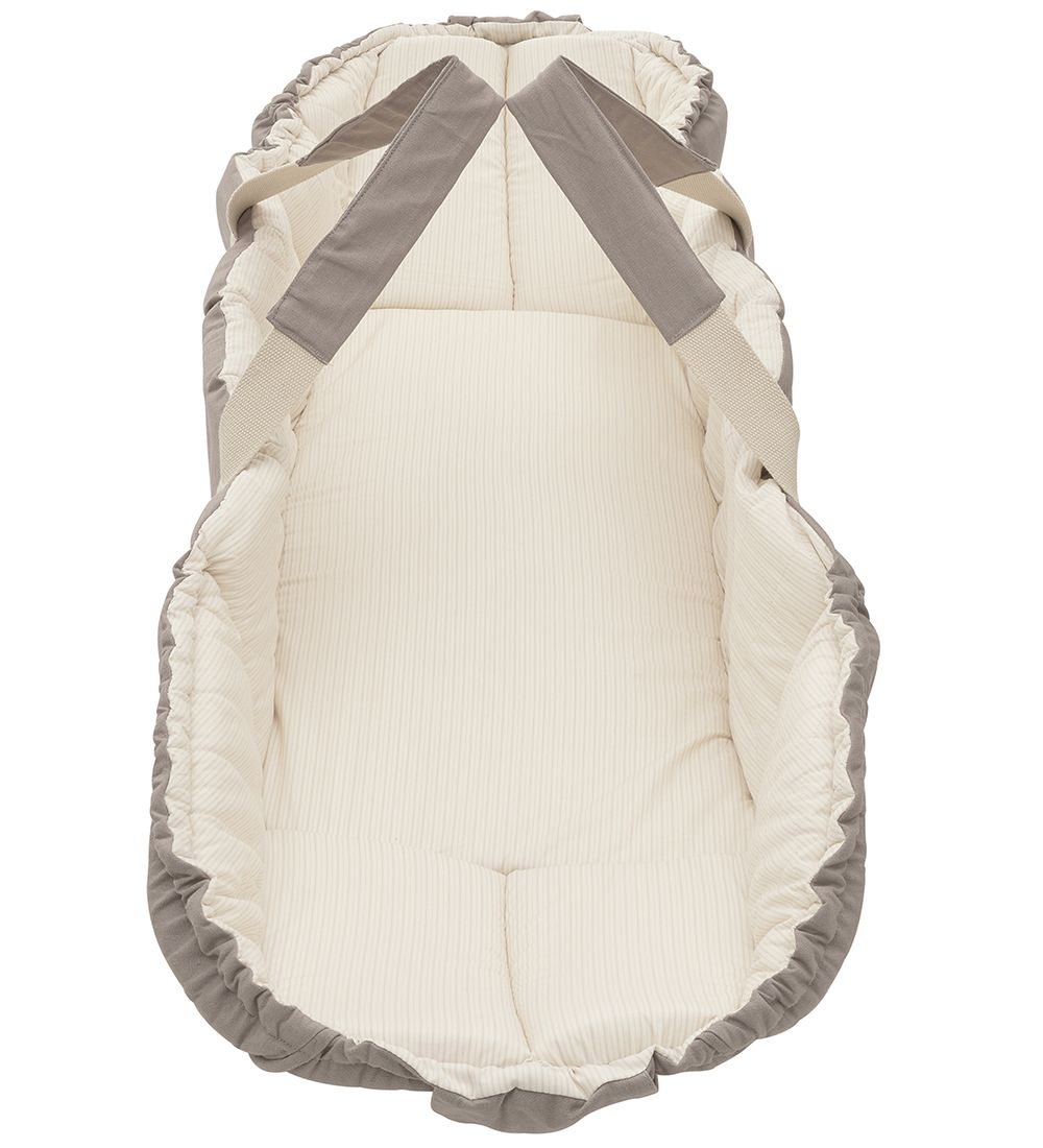 Copenhagen Colors Baby lift - Dark Grey w. Cream Solid Stripe