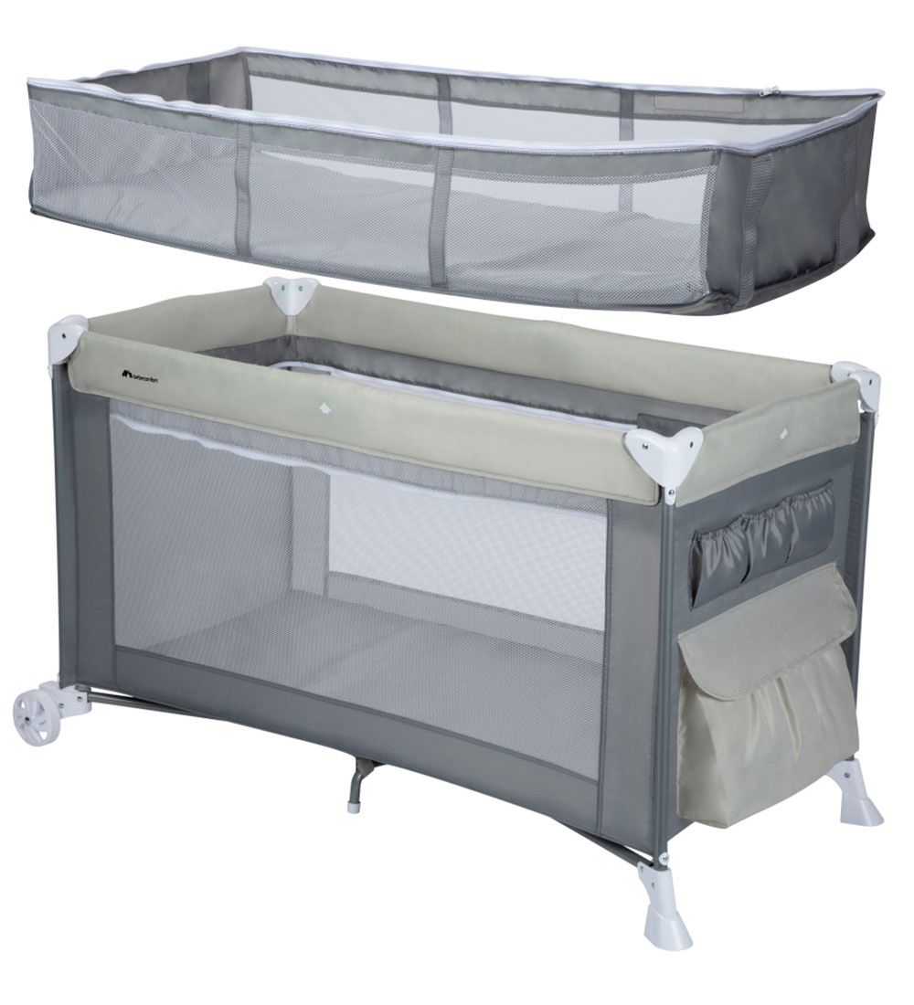 Bebeconfort Portable Bed - Full Dreams - Warm Grey