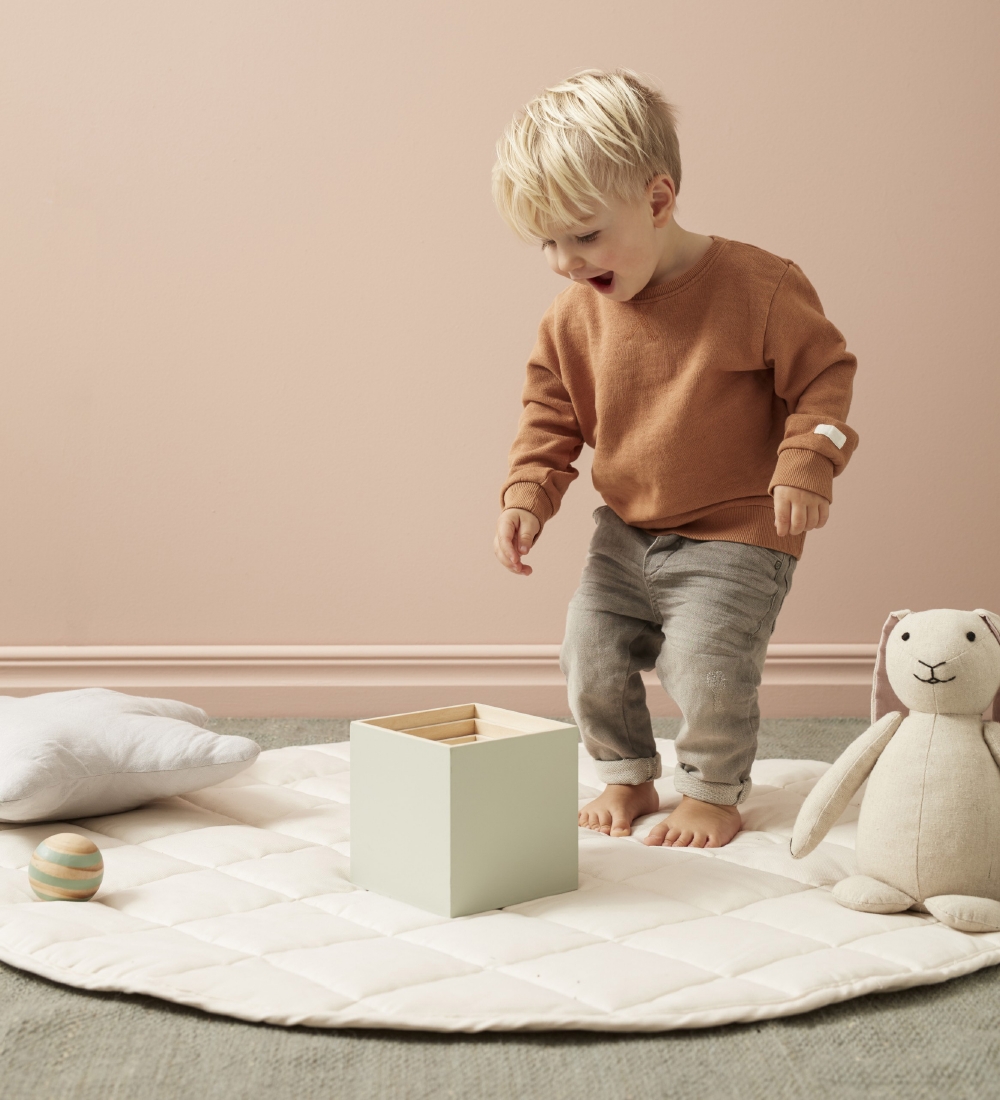 Kids Concept Leikkialusta - 100 cm - Luonnonvalkoinen