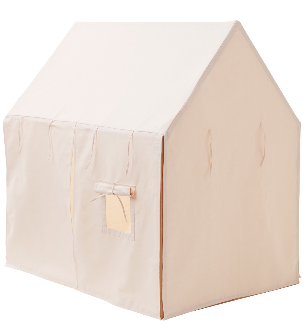 Kids Concept Spielzelt - Haus - Natur Weiß - 110x84 cm - Naturwe