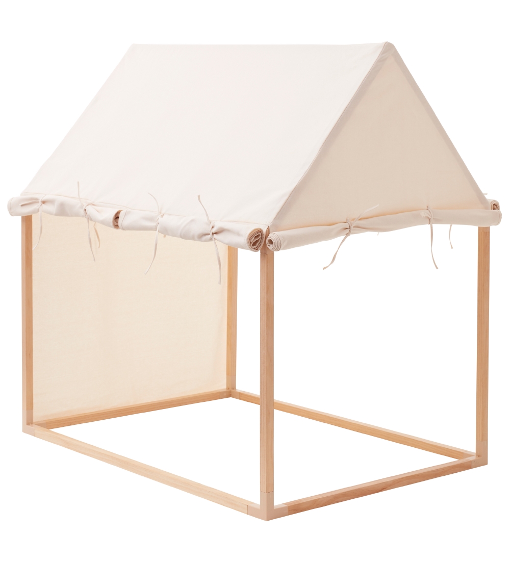 Kids Concept Spielzelt - Haus - Natur Weiß - 110x84 cm - Naturwe