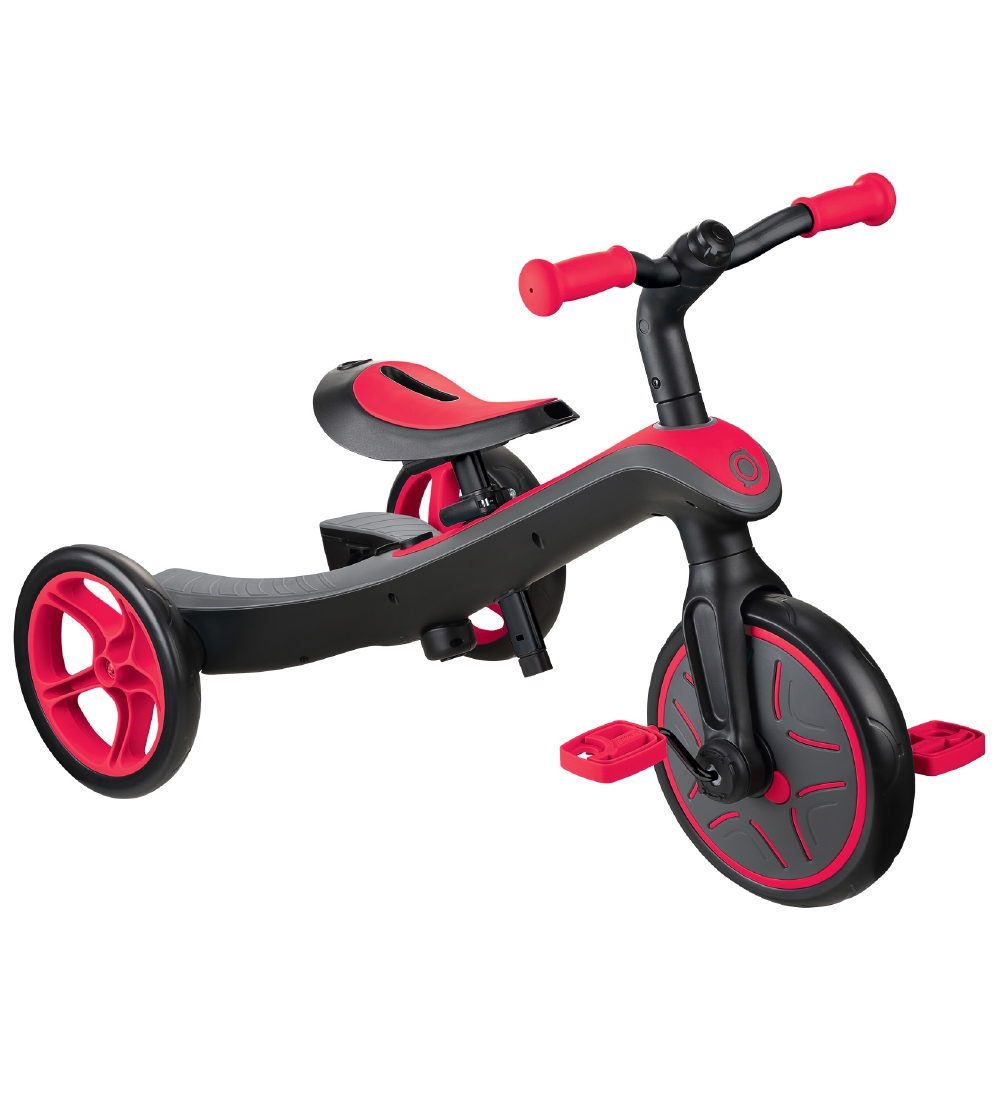 Globber Balance Bike - Trike Explorer - 2-in-1 - Red