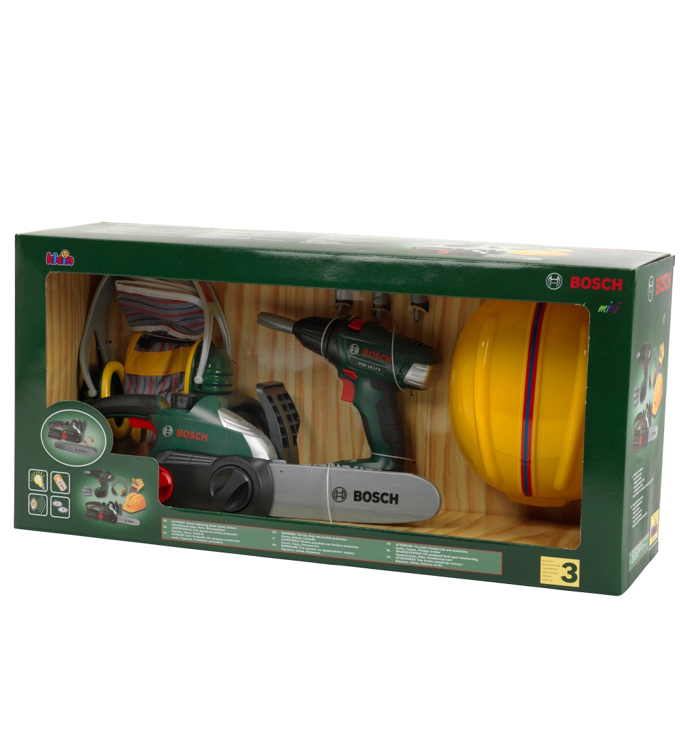 Ensemble de Travail Bosch Mini - Jouets - Vert/Jaune