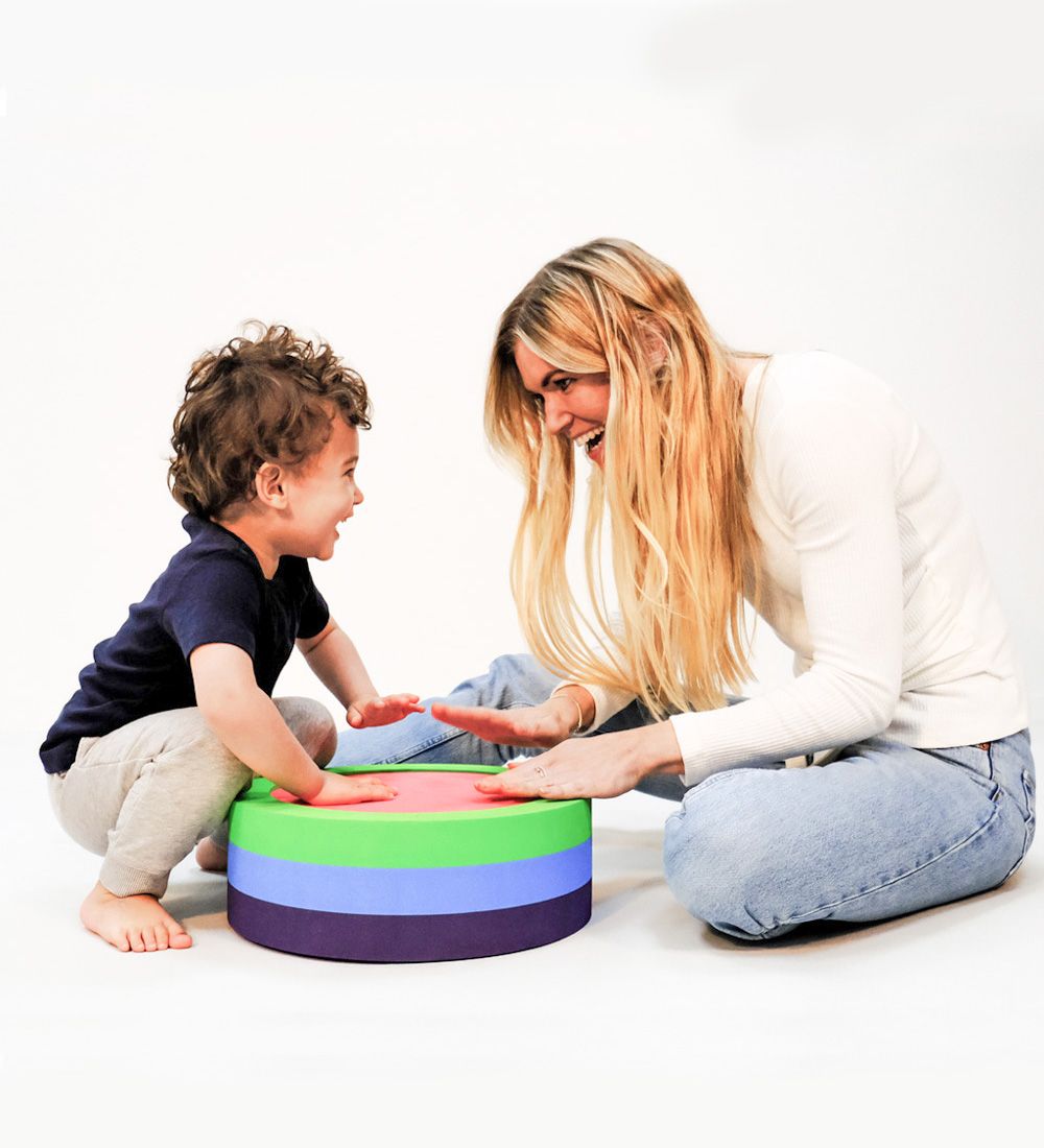 Écharpe Tube bObles - Medium+ - Violet, Bleu, Vert