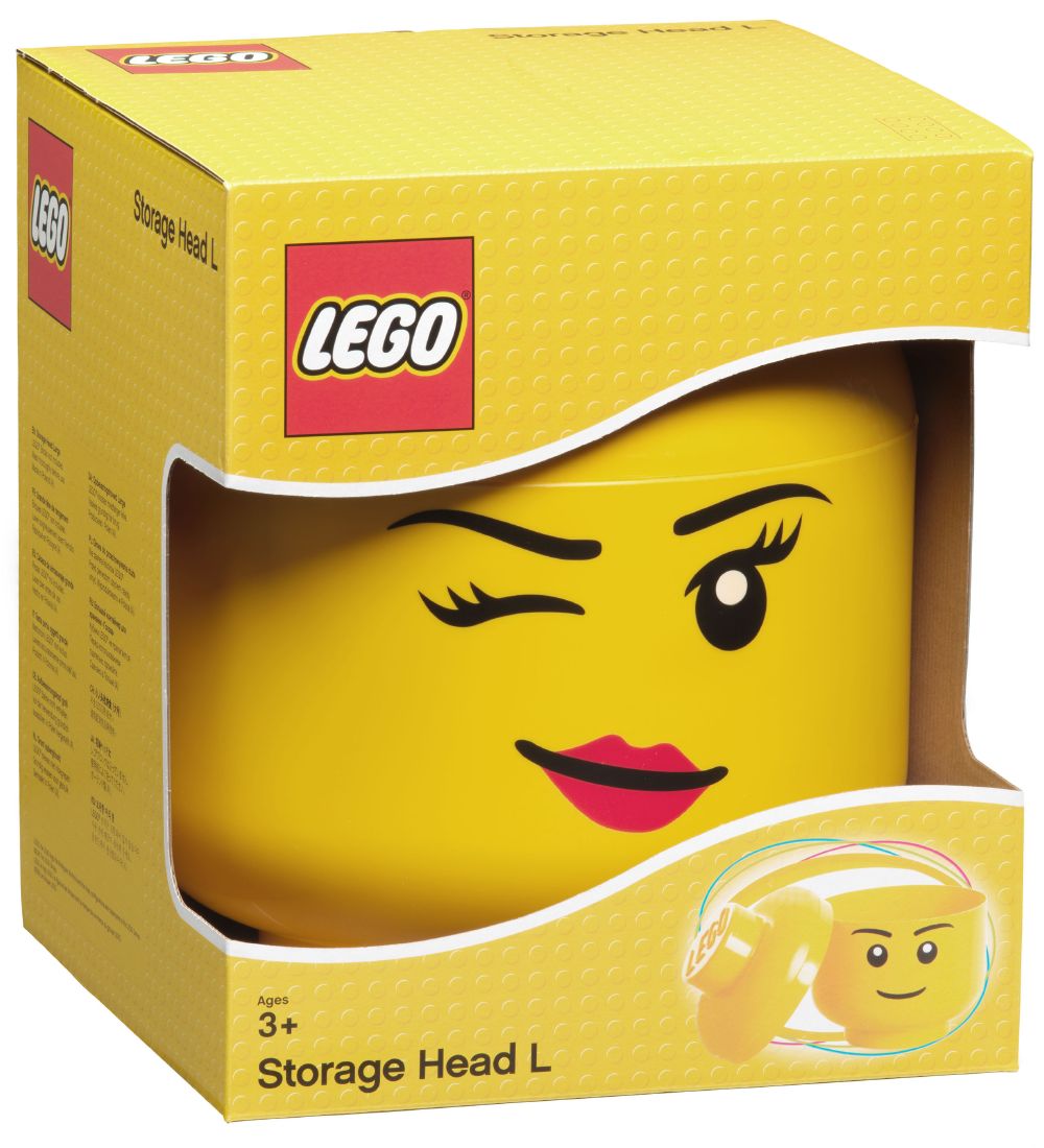 LEGO® Storage Storage Box - Big - Head - 27 cm - Wink
