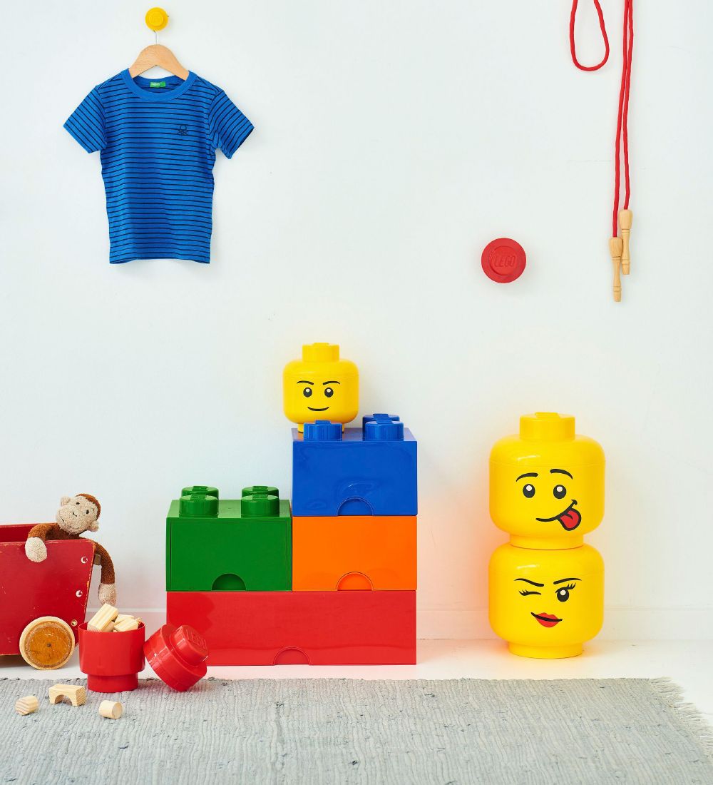 LEGO® Storage Storage Box - Big - Head - 27 cm - Wink
