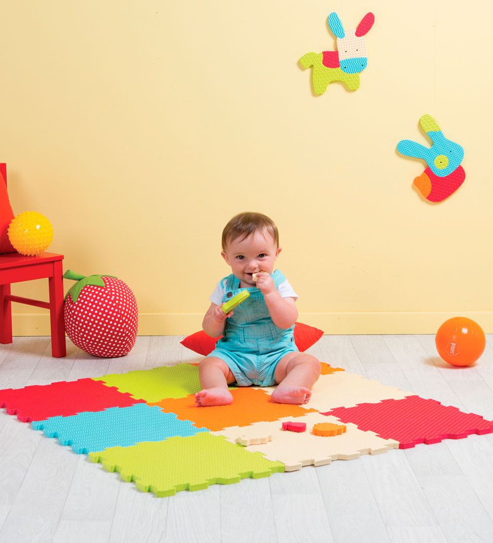 Ludi Foam Floor - 9 pcs - Multicoloured