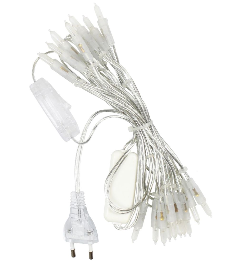 Iris Lights Light Chain - 20 Lights - Biscotti