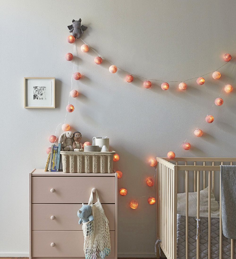 Iris Lights Light Chain - 20 Lights - French Rose
