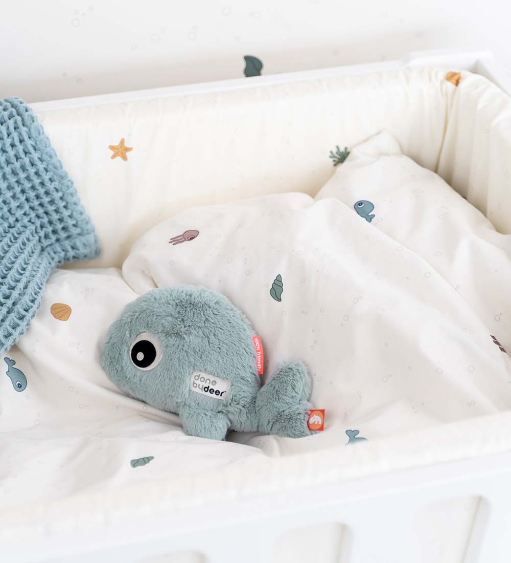 Done By Deer Spjälsängsskydd - Sea Friends - Beige