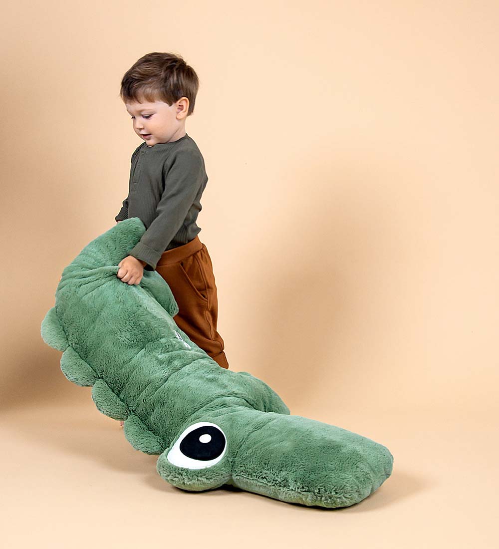 Done By Deer Soft Toy - 100 cm - Croco - Green