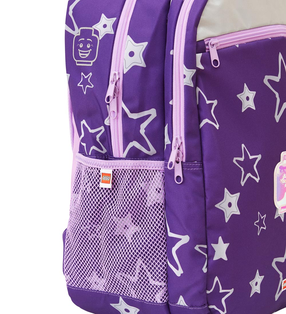 LEGO Backpack - Stars - Purple w. Stars