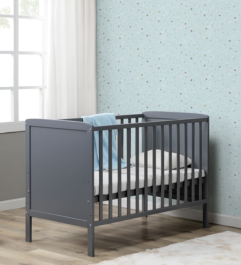 Bino Crib - Nellie/Nora - Grey