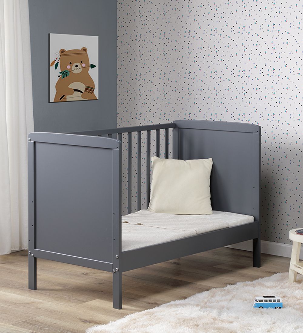 Bino Crib - Nellie/Nora - Grey