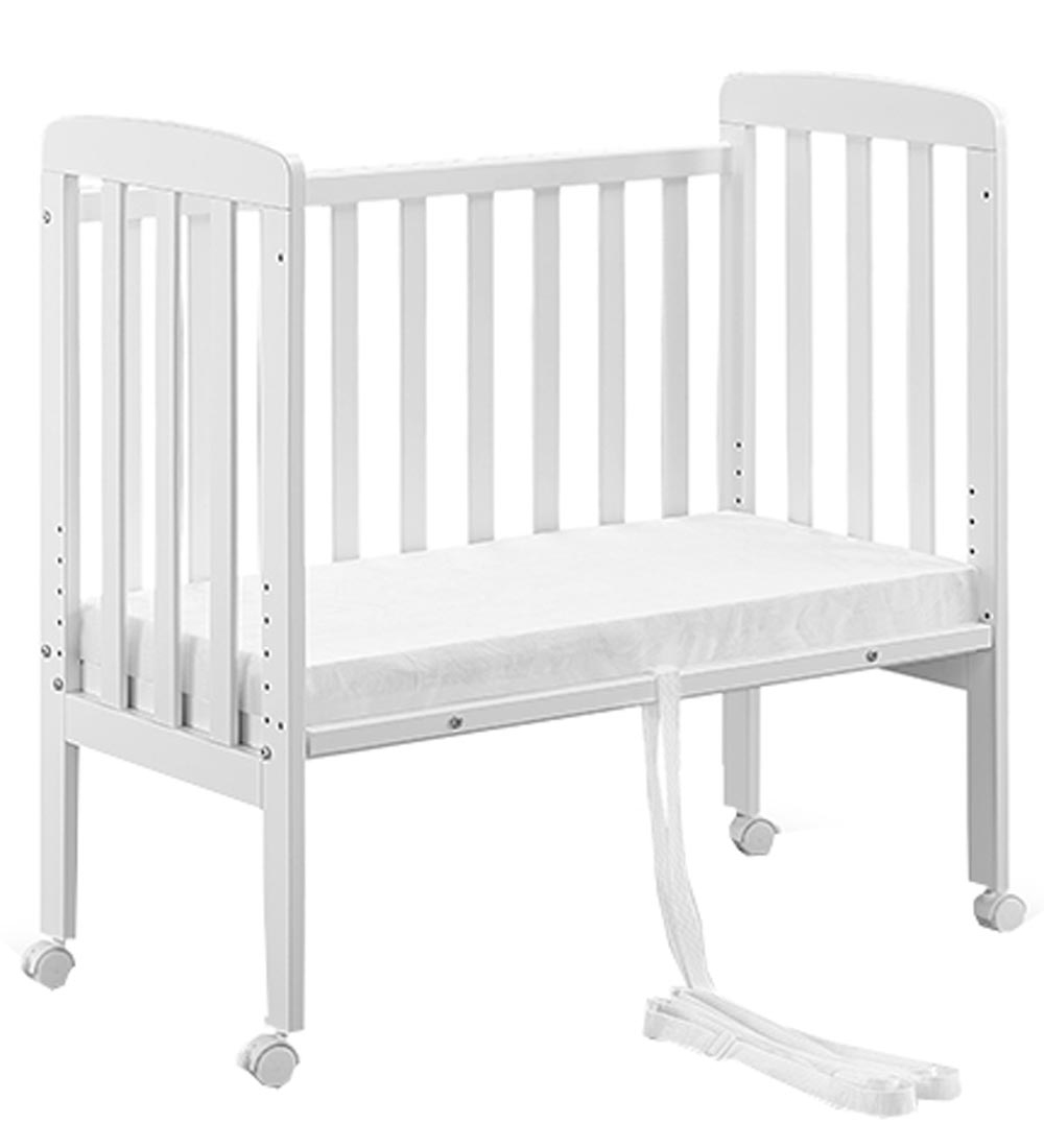 Bino Bedside Crib - By-My-Side - White