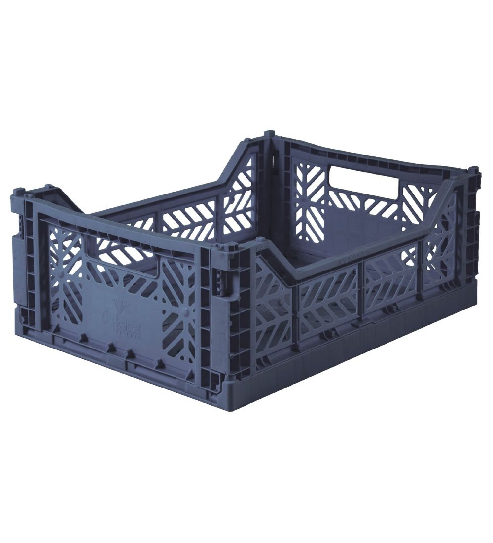 Aykasa Foldable Box - 40x30x17 cm - Midi - Navy