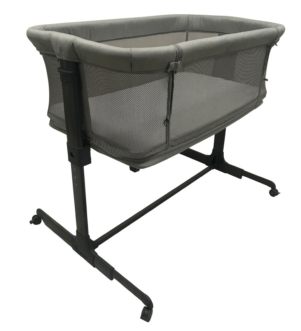 BabyDan Cradle - Safe Multi Crib - 3-in-1 - Grey Mesh