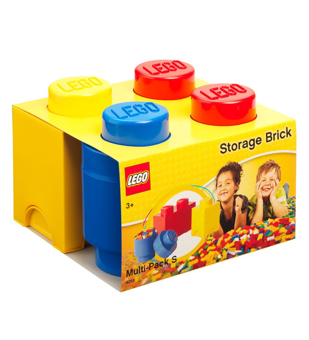 Boîtes de rangement LEGO® Storage - 3 Pack - 18x25x12,5 cm - Ble