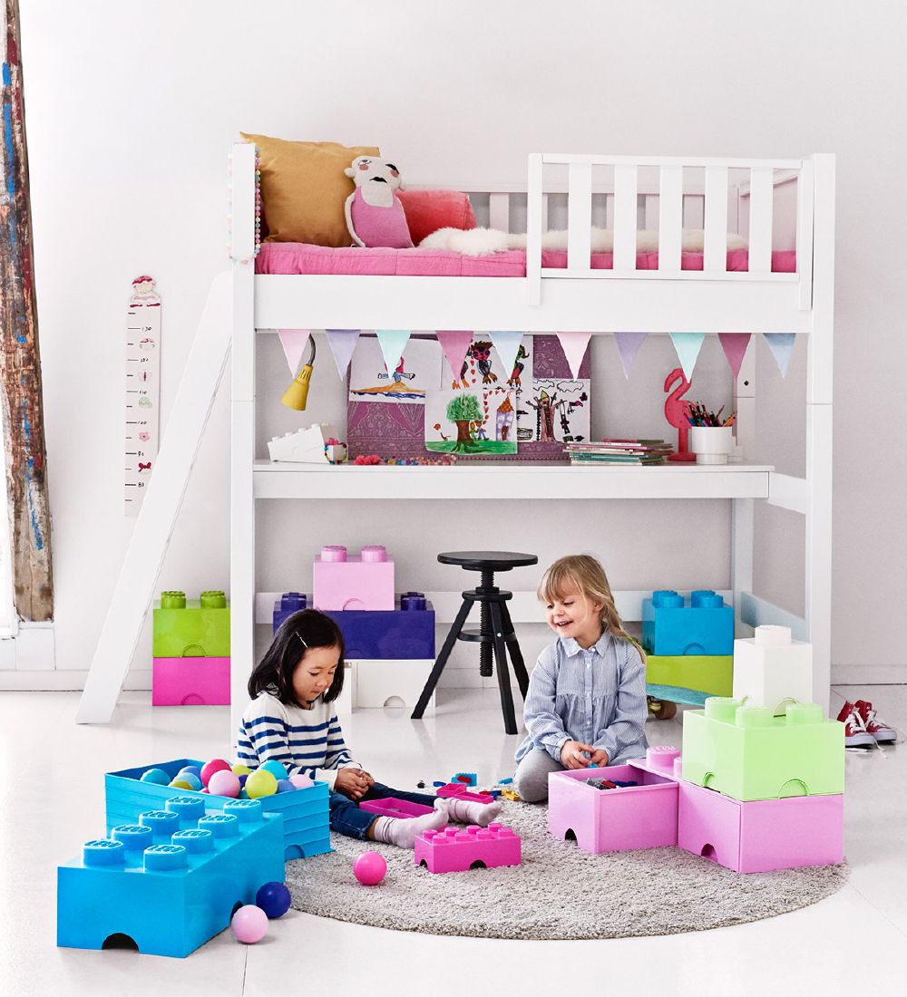 LEGO® Storage Storage Box - 4 Knobs - 25x25x18 - Medium+ Az