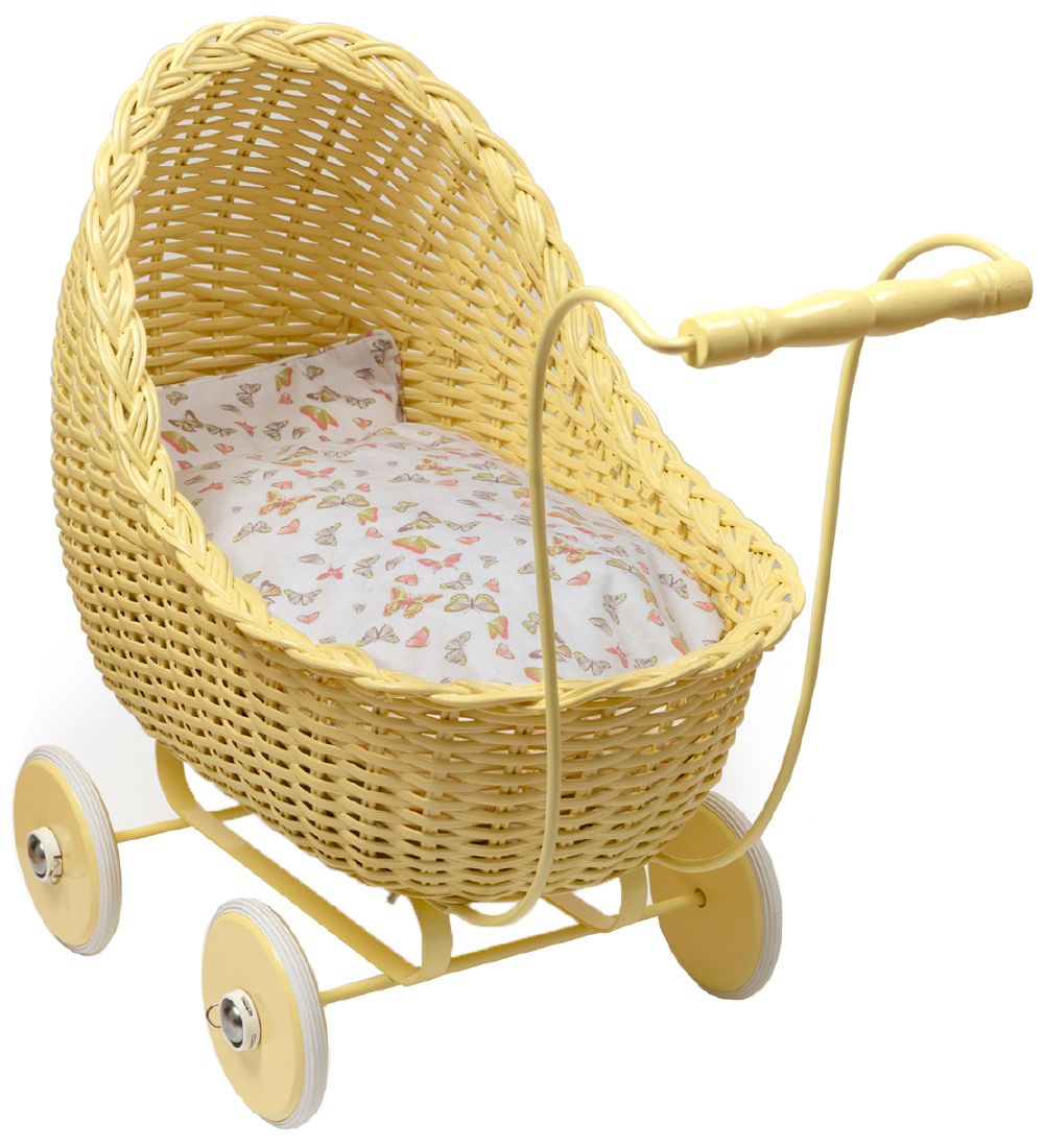 Smallstuff Puppenwagen - Soft Yellow