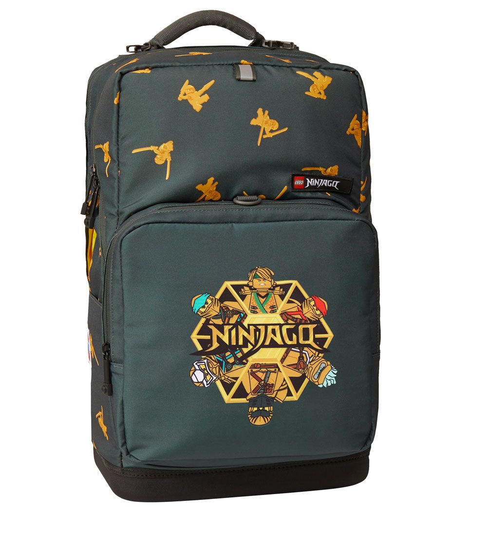 LEGO® Ninjago Schulrucksack m. Turnbeutel - Golden Team - Grau