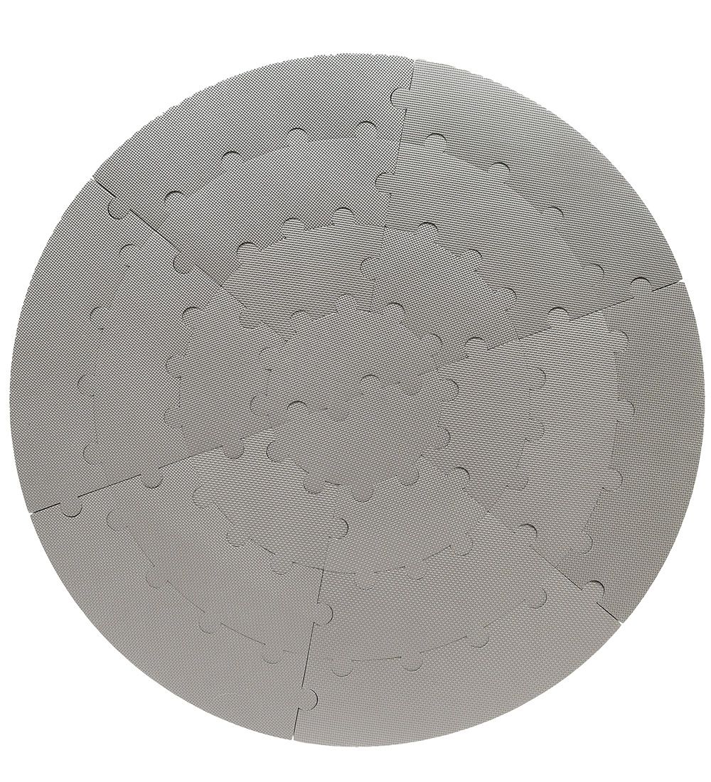 BabyDan Play Mat - Ø 110 cm - Round About - Grey