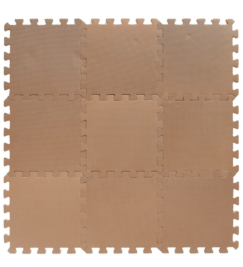 BabyDan Spielmatten - 90x90 cm - Cappuccino