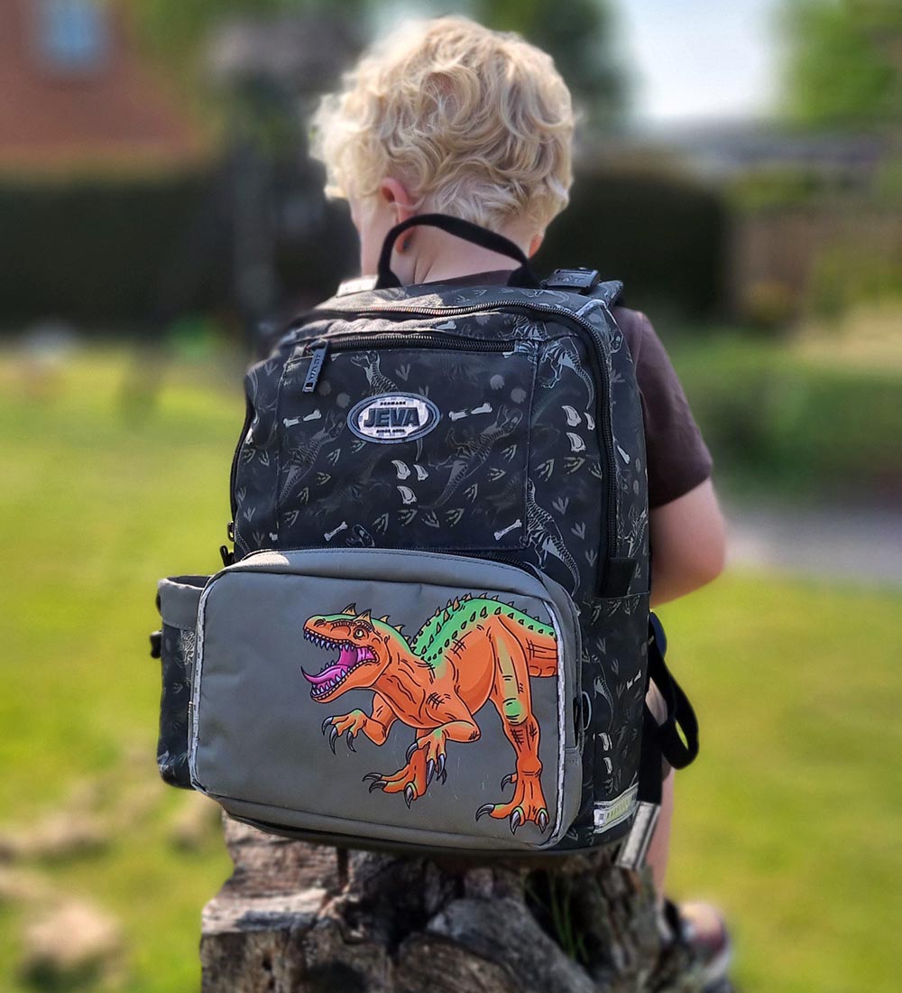 Jeva School Backpack - Start-Up - Camou Dino