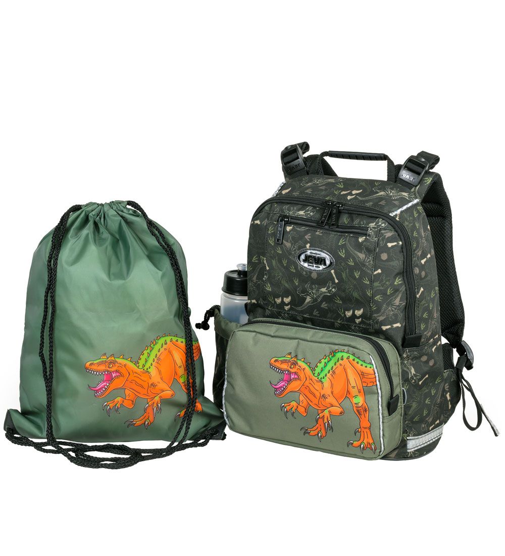 Jeva School Backpack - Start-Up - Camou Dino