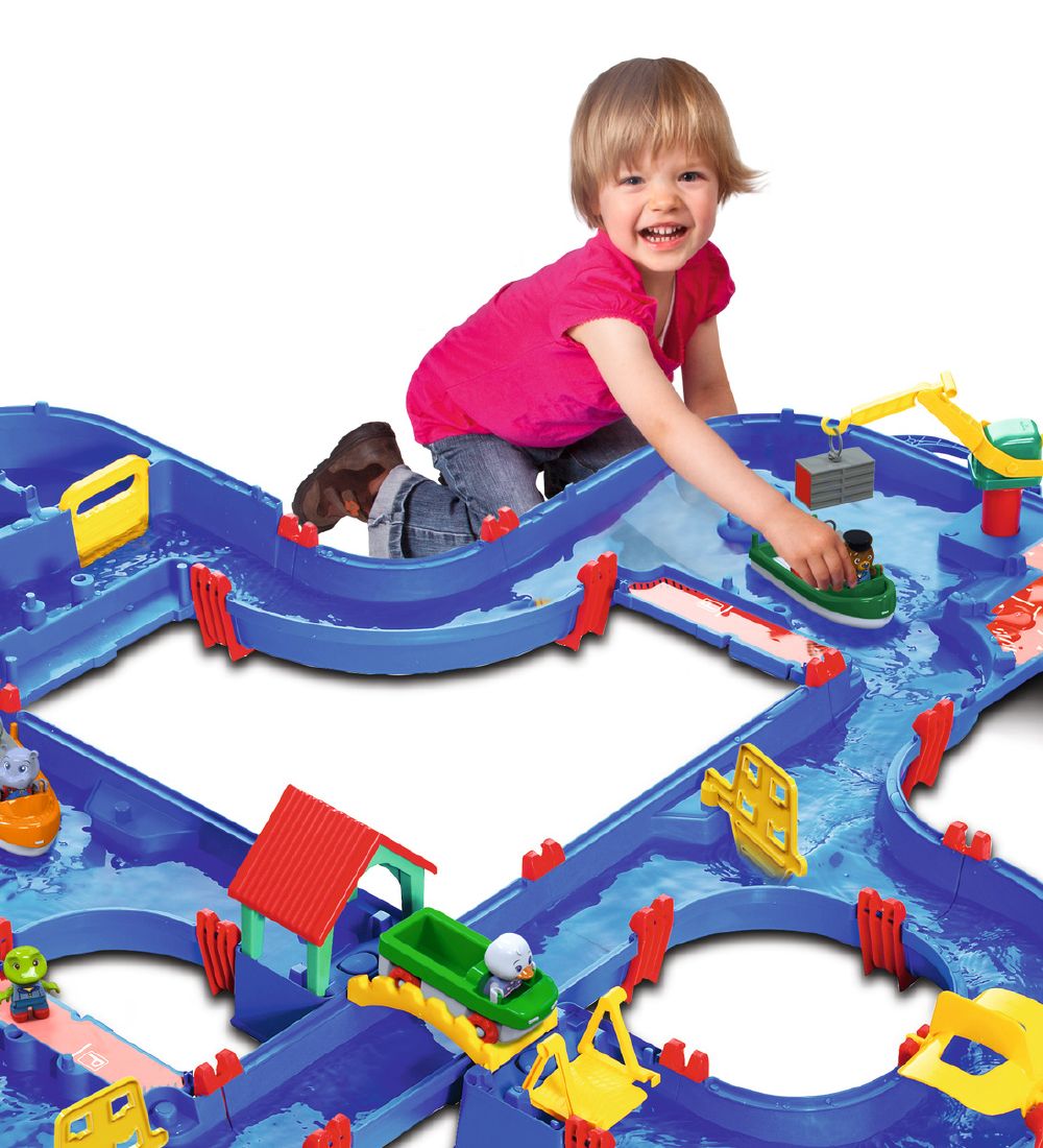 AquaPlay Wasserbahn - 76 Teile - 145x160 cm - N'Go