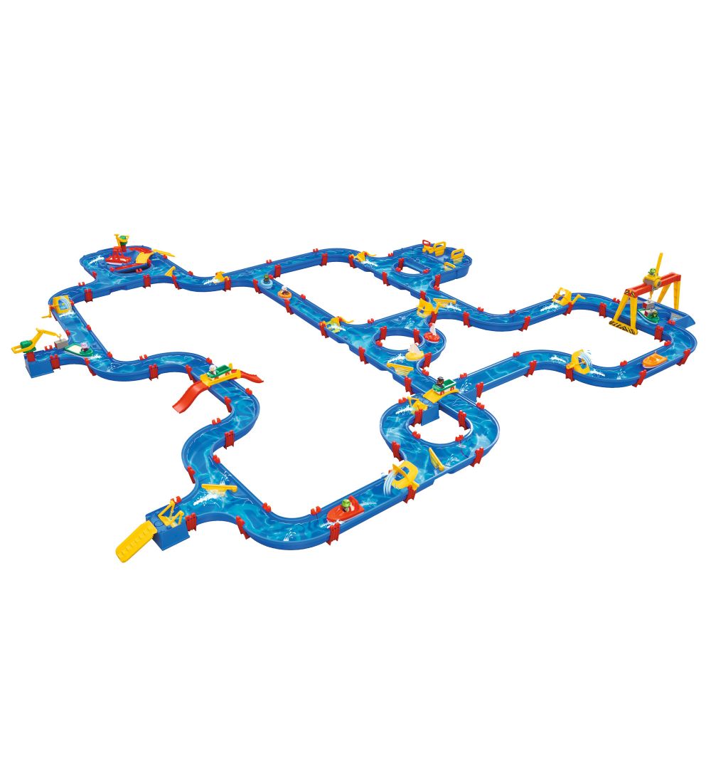 AquaPlay Water Course - 3,3x3,3 m. - Play Set w. Giga set