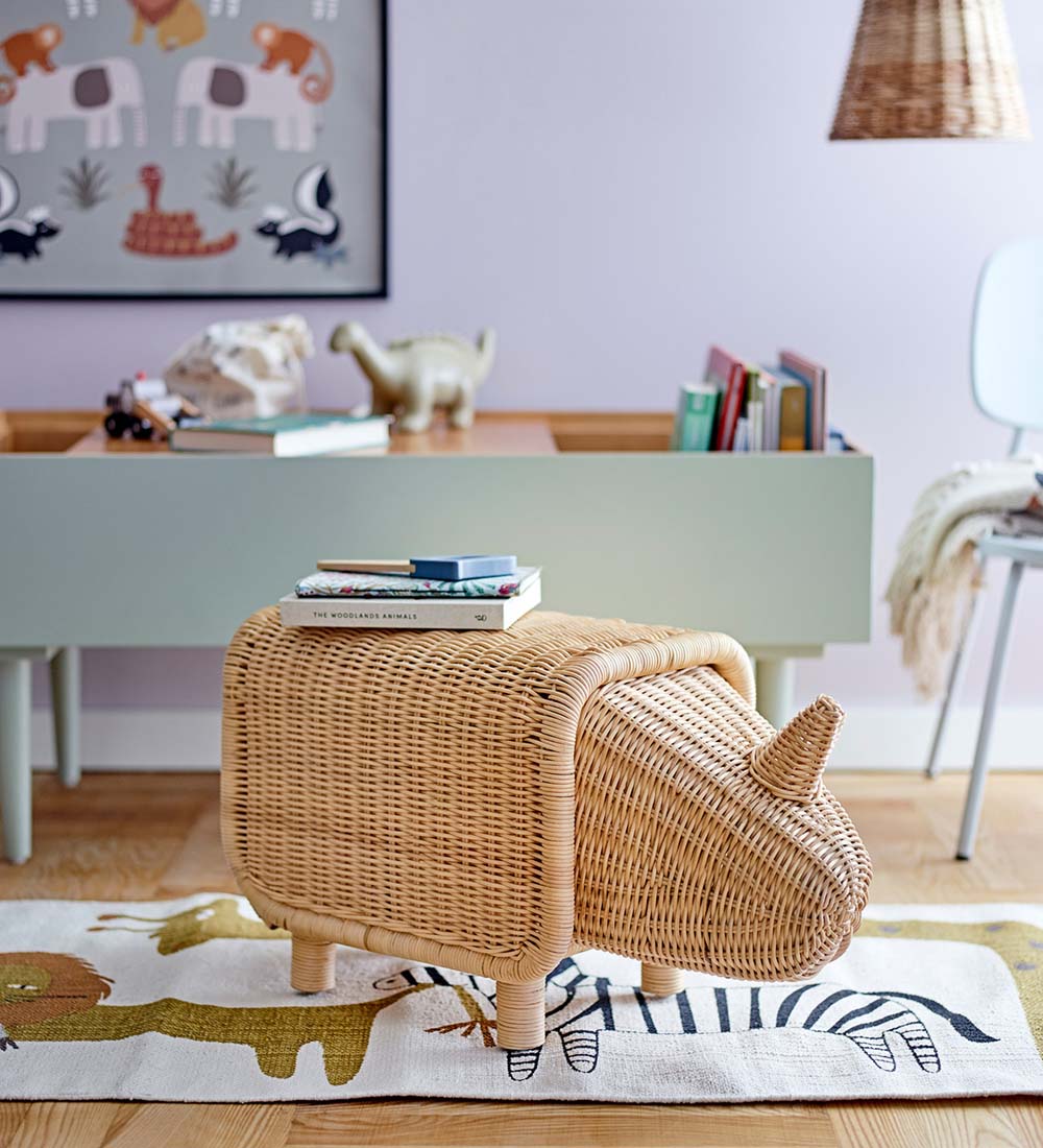 Bloomingville Stool w. Storage room - 14x27x25 cm - Soffe