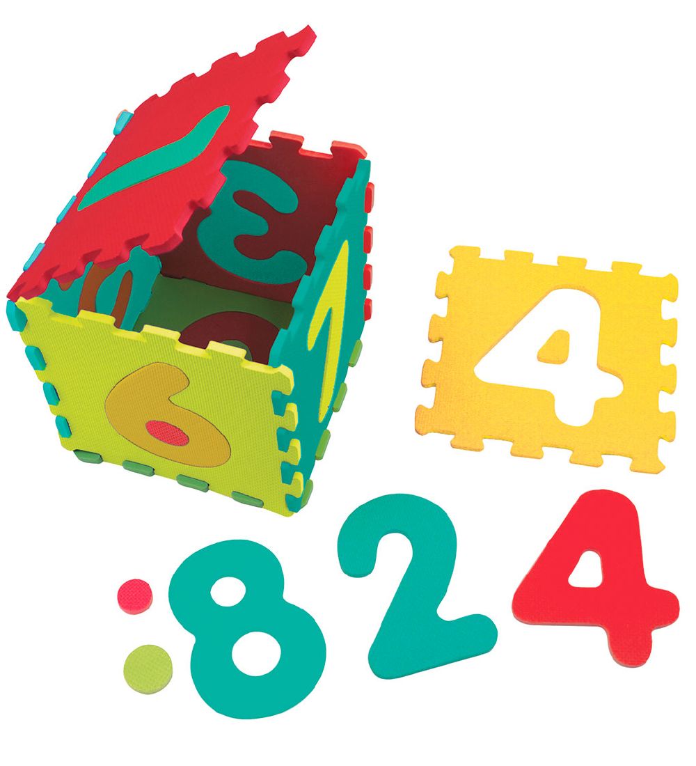 Ludi Play Mat With Numbers - Multi