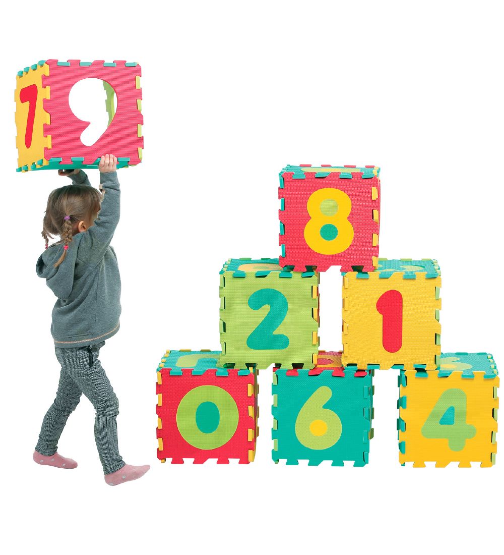 Ludi Play Mat With Numbers - Multi