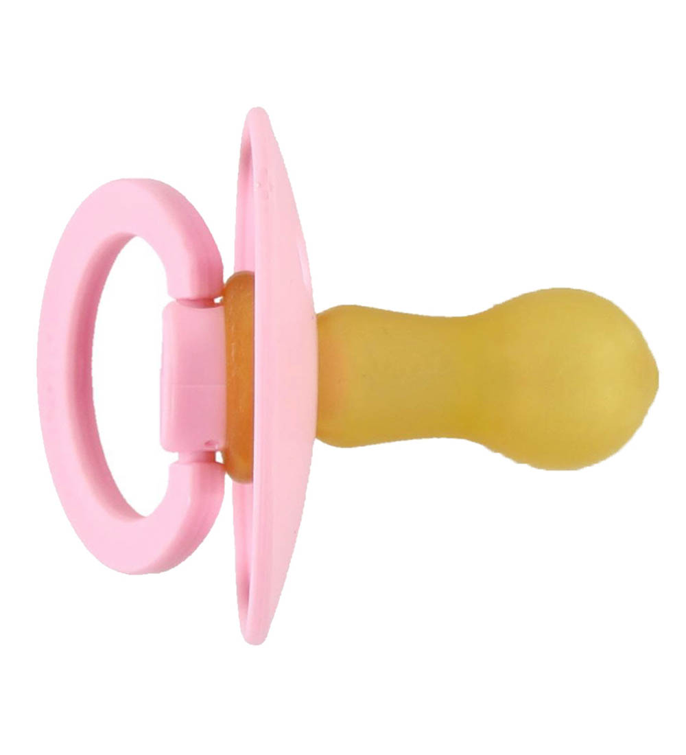 BIBS Colour Pacifiers - Size 2 - 2-Pack - Round - Baby Pink