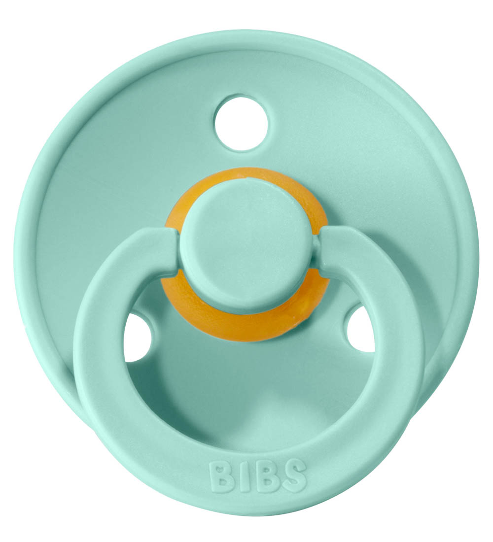 Bibs Colour Speen - Maat 2 - 2-pack - Rond - White/Mint