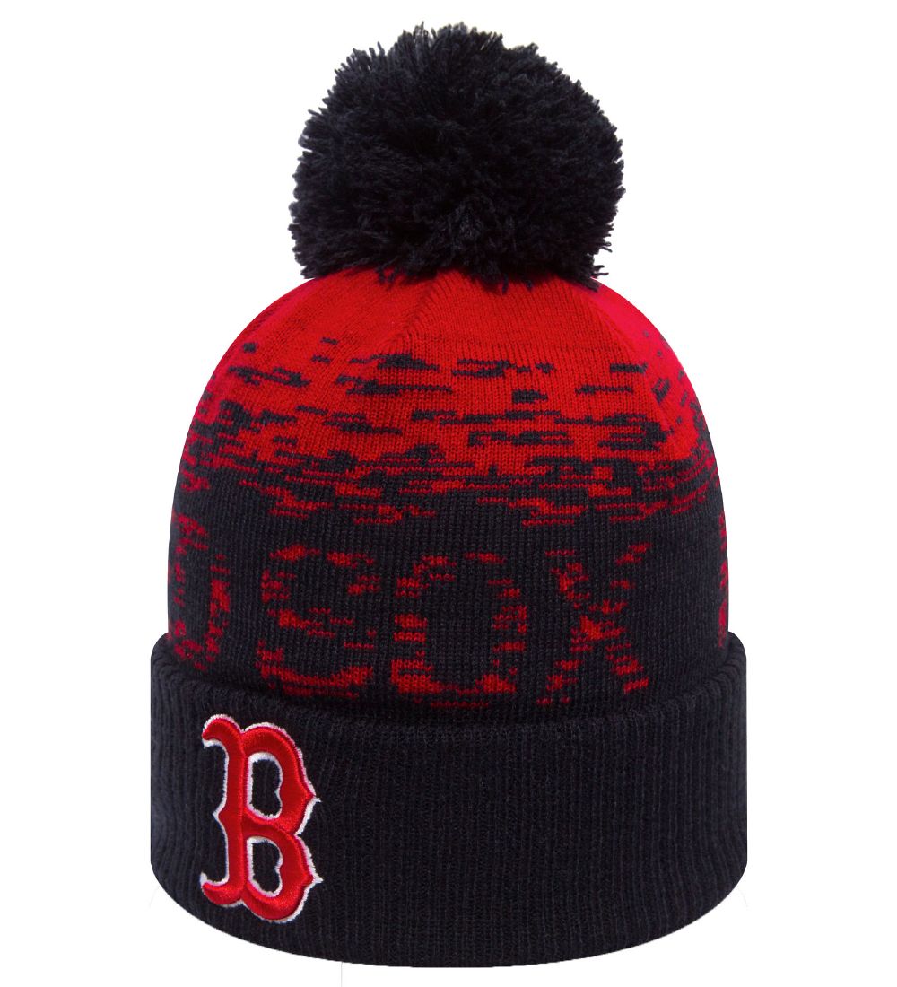 New Era Hat - Knitted - Boston Red Sox - Navy/Red