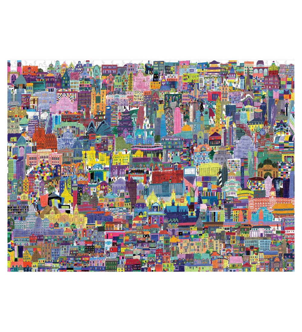Crocodile Creek Puzzle - 1000 Pieces - Buildings of The World