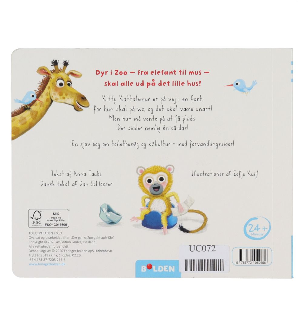 Forlaget Bolden Book - Zoo Toilet Parade - Danish