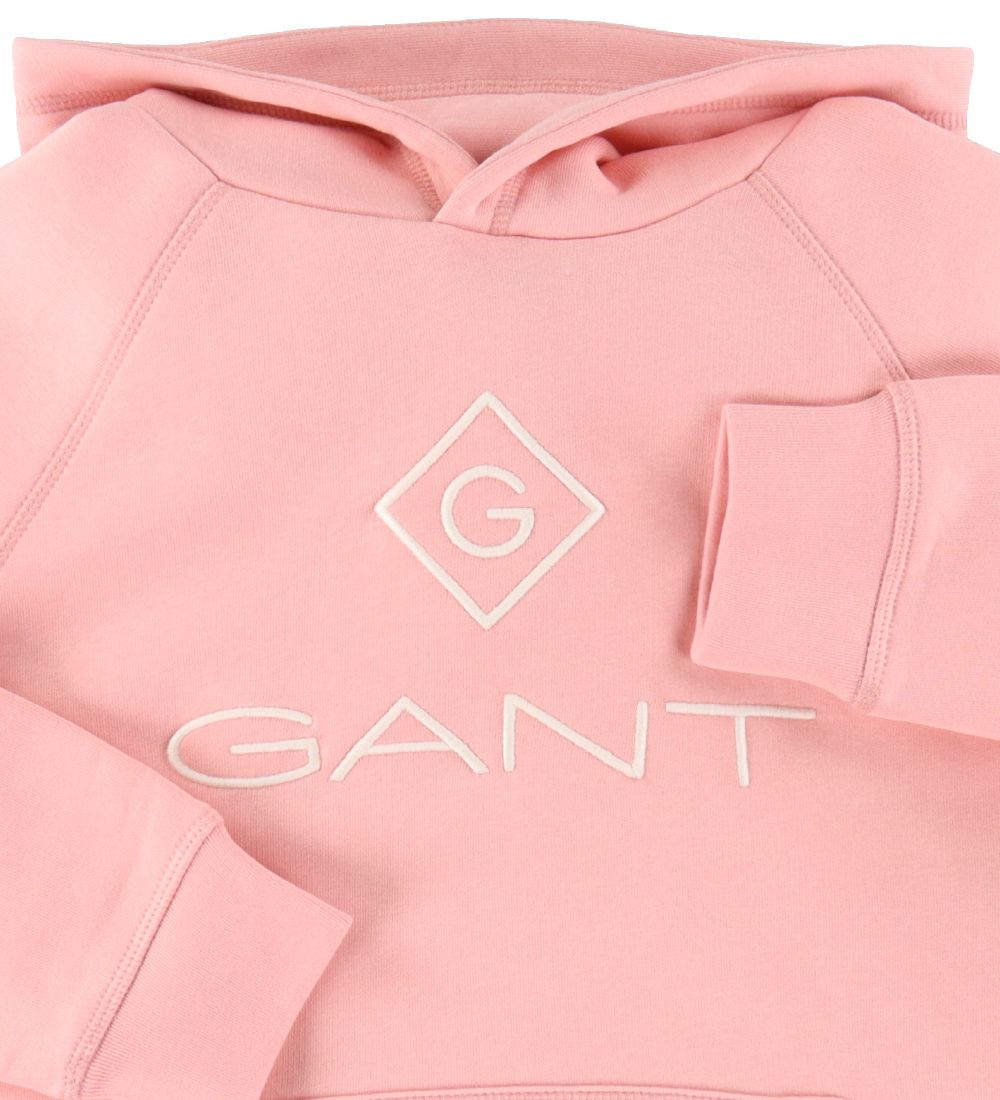 GANT Hoodie - Lock-Up - Quartz Rosa
