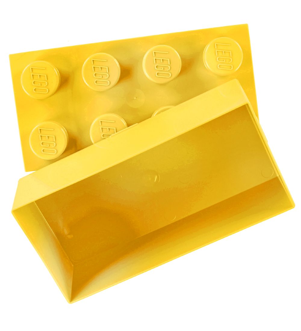 LEGO® Storage Lunch Box - 7,5x20x10 cm - 8 Buttons - Bright Yell