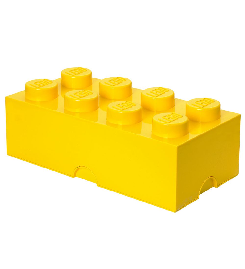LEGO® Storage Lunch Box - 7,5x20x10 cm - 8 Buttons - Bright Yell